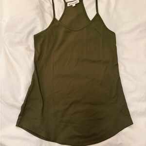 Sky and Sand Olive Green Top